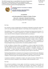Statement by Armenia