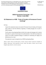 EU Statement