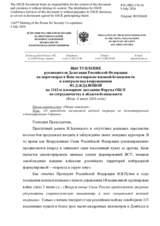 Statement by the Russian Federation