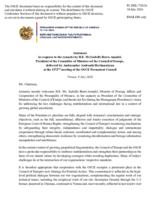 Statement by Armenia