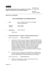 Journal of the 1120th Plenary Meeting of the Forum for Security Co-operation