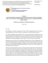 Statement by Armenia