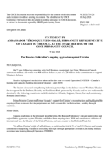 Statement by Canada