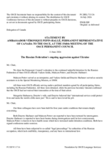 Statement by Canada