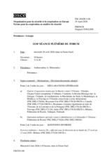 Journal of the 1134th Meeting of the Forum for Security Co-operation 
