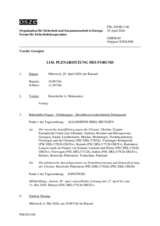 Journal of the 1134th Meeting of the Forum for Security Co-operation 
