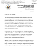 US Statement