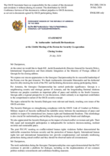 Statement by Armenia