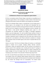 EU Statement