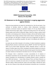 EU Statement