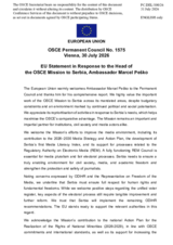 EU Statement