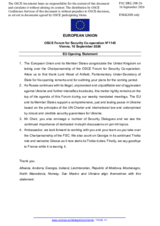 EU Statement
