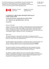 Statement by Canada