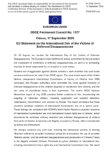 EU Statement