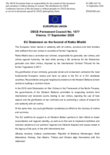 EU Statement