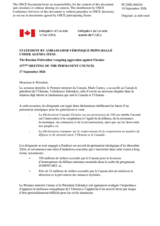 Statement by Canada