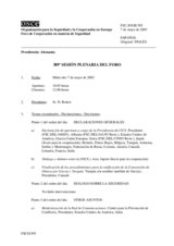 Journal of the 389th Plenary Meeting of the Forum for Security Co-operation (es)