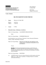 Journal of the 386th Plenary Meeting of the Forum for Security Co-operation (de)