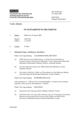 Journal of the 379th Plenary Meeting of the Forum for Security Co-operation (de)