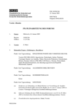 Journal of the 378th Plenary Meeting of the Forum for Security Co-operation (de)