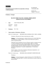 Journal of the 429th Special Plenary Meeting of the Permanent Council (fr)