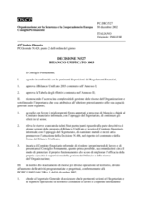 Permanent Council Decision No. 527 (it)