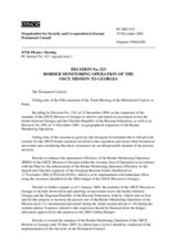 Permanent Council Decision No. 523