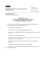 Permanent Council Decision No. 513