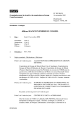 Journal of the 420th Plenary Meeting of the Permanent Council (fr)