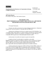 Permanent Council Decision No. 502 (it)