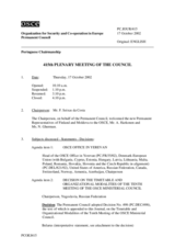 Journal of the 415th Plenary Meeting of the Permanent Council