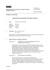 Journal of the 414th Plenary Meeting of the Permanent Council
