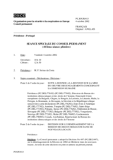 Journal of the 413th Special Plenary Meeting of the Permanent Council/Corrected reissue (fr)