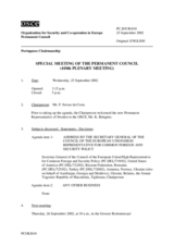 Journal of the 410th Special Plenary Meeting of the Permanent Council