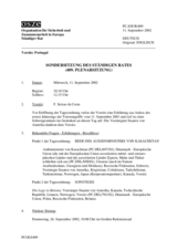 Journal of the 409th Special Plenary Meeting of the Permanent Council (de)