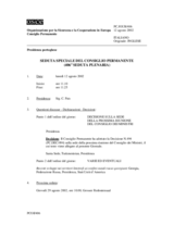 Journal of the 406th Special Plenary Meeting of the Permanent Council (it)