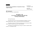 Permanent Council Decision No. 494 (es)