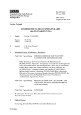 Journal of the 404th Special Plenary Meeting of the Permanent Council (de)