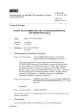 Journal of the 404th Special Plenary Meeting of the Permanent Council (es)