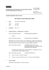 Journal of the 403rd Plenary Meeting of the Forum for Security Co-operation (it)