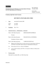 Journal of the 404th Plenary Meeting of the Forum for Security Co-operation (it)