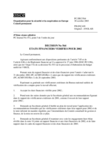 Permanent Council Decision No. 564 (fr)