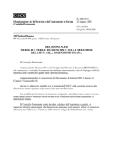 Permanent Council Decision No. 476 (it)