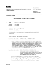 Journal of the 394th Plenary Meeting of the Permanent Council (es)