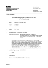 Journal of the 474th Special Plenary Meeting of the Permanent Council (de)