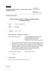 Journal of the 474th Special Plenary Meeting of the Permanent Council (it)