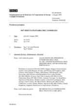 Journal of the 392nd Plenary Meeting of the Permanent Council (it)