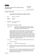 Journal of the 392nd Plenary Meeting of the Permanent Council