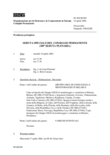 Journal of the 389th Special Plenary Meeting of the Permanent Council (it)