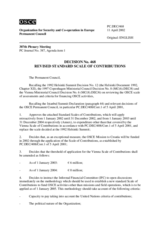 Permanent Council Decision No. 468